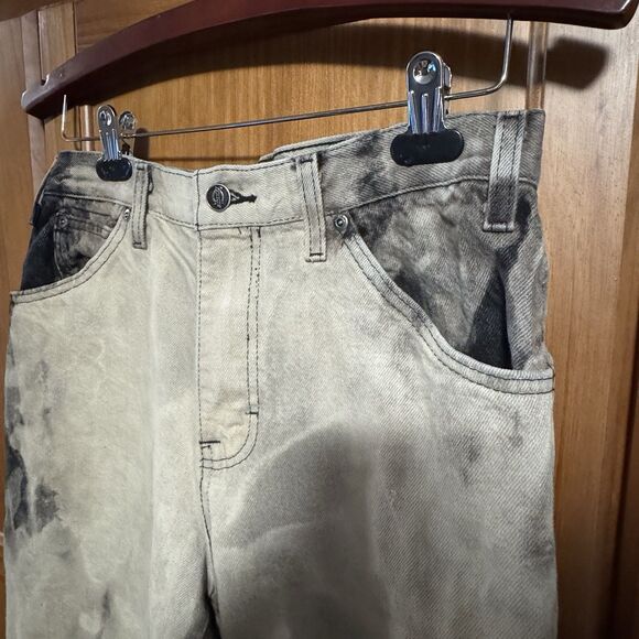 Dickies Grunge Bleach-Wash Black Jeans Trash Street Wear Men’s 32x32 (30x29) - Picture 7 of 10